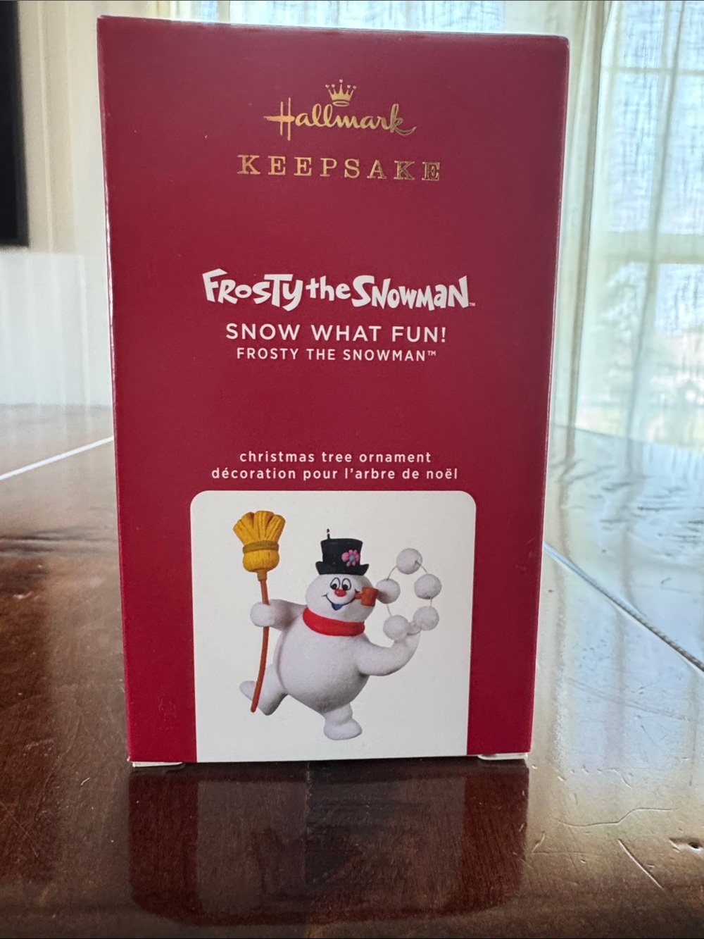 Hallmark Frosty the Snowman Ornament in Red Box